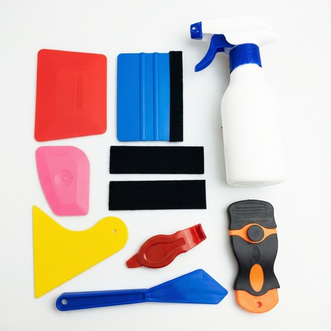 11-teiliges Folierungs-Werkzeugset – Rakel, Cutter & Kantenwerkzeuge für Auto-Vinyl