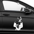 2Pac Silhouette Aufkleber - Beispielansicht