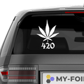 420 Asiastyle Aufkleber - Beispielansicht