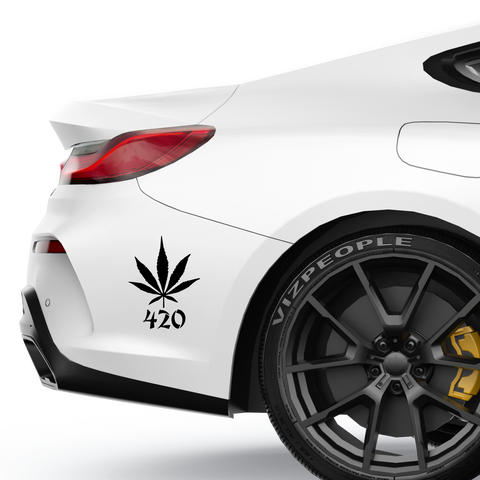 420 Asiastyle Aufkleber - Beispielansicht