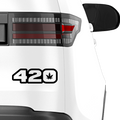 420 Aufkleber - Beispielansicht