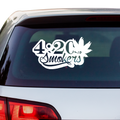 420 Smokers Aufkleber - Beispielansicht
