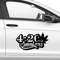 420 Smokers Aufkleber - Beispielansicht
