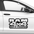 4x4 Off Road Ram Aufkleber - Beispielansicht