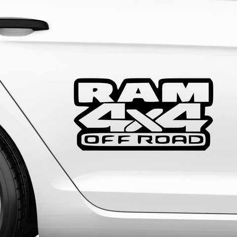 4x4 Off Road Ram Aufkleber - Beispielansicht