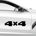 4x4 Schriftzug normal Aufkleber - Beispielansicht