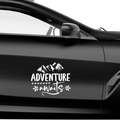 Adventure awaits Aufkleber - Beispielansicht