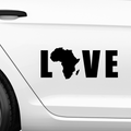 Afrika Love Aufkleber 3 - Beispielansicht