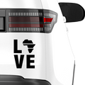 Afrika Love Aufkleber 4 - Beispielansicht