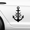 Anker Steuerrad Mitte Aufkleber - Beispielansicht