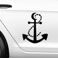 Anker mit Seil gepunktet Aufkleber - Beispielansicht