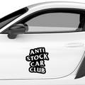 Anti Stock Car Club Aufkleber - Beispielansicht