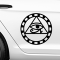 Auge des Horus Aufkleber Nr 5 - Beispielansicht