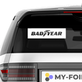 Bad Year Good Year Fakelogo Aufkleber - Beispielansicht