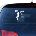 Ball is life Aufkleber Nr. 1 - Beispielansicht