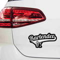 Bartender Aufkleber 4 - Beispielansicht