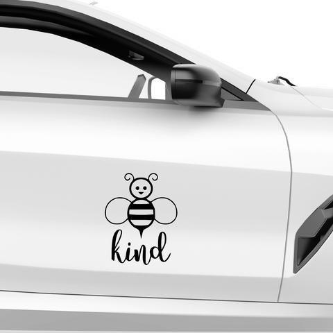 Bee Kind 3 Aufkleber - Beispielansicht