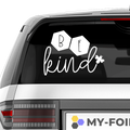 Bee Kind 6 Aufkleber 2. - Beispielansicht
