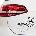 Bee cool Biene Aufkleber - Beispielansicht