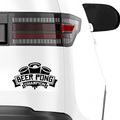 BeerPong Champion Aufkleber - Beispielansicht
