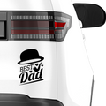 Best Dad Aufkleber Nr 4 - Beispielansicht