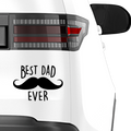 Best Dad ever Aufkleber Nr 1 - Beispielansicht