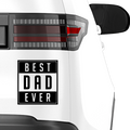Best Dad ever Aufkleber Nr 2 - Beispielansicht