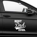 Best Dad ever Aufkleber Nr 4 - Beispielansicht
