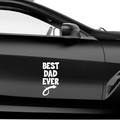 Best Dad ever Aufkleber Nr 5 - Beispielansicht