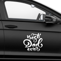 Best Dad ever Aufkleber Nr 6 - Beispielansicht