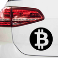 Bitcoin Emblem Nr.1 Aufkleber - Beispielansicht