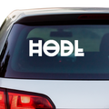 Bitcoin HODL Aufkleber - Beispielansicht