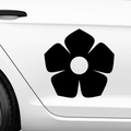 Blume Aufkleber - Beispielansicht