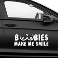 Boobies make me smile Aufkleber 1.5 - Beispielansicht