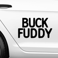 Buck Fuddy Aufkleber - Beispielansicht