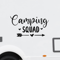 Camping Squad Aufkleber - Beispielansicht