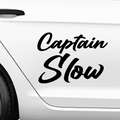 Captain Slow Aufkleber - Beispielansicht