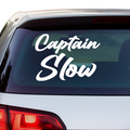 Captain Slow Aufkleber - Beispielansicht