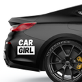 Car Girl Aufkleber - Beispielansicht