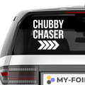 Chubby Chaser Aufkleber - Beispielansicht