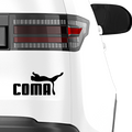 Coma Puma Fakelogo Aufkleber - Beispielansicht