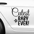 Cutest Baby ever Aufkleber - Beispielansicht