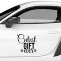 Cutest gift ever Aufkleber - Beispielansicht