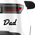 Dad Aufkleber - Beispielansicht