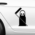 Dark Hood Sensenmann Aufkleber - Beispielansicht