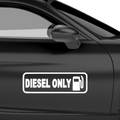 Diesel Only Aufkleber - Beispielansicht