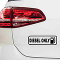Diesel Only Aufkleber - Beispielansicht
