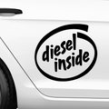 Diesel inside Aufkleber - Beispielansicht
