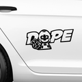 Dope Artwork Crazy Clown Aufkleber - Beispielansicht
