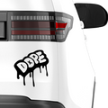 Dope Schrift JDM Aufkleber - Beispielansicht